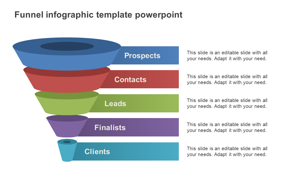 funnel infographic template powerpoint